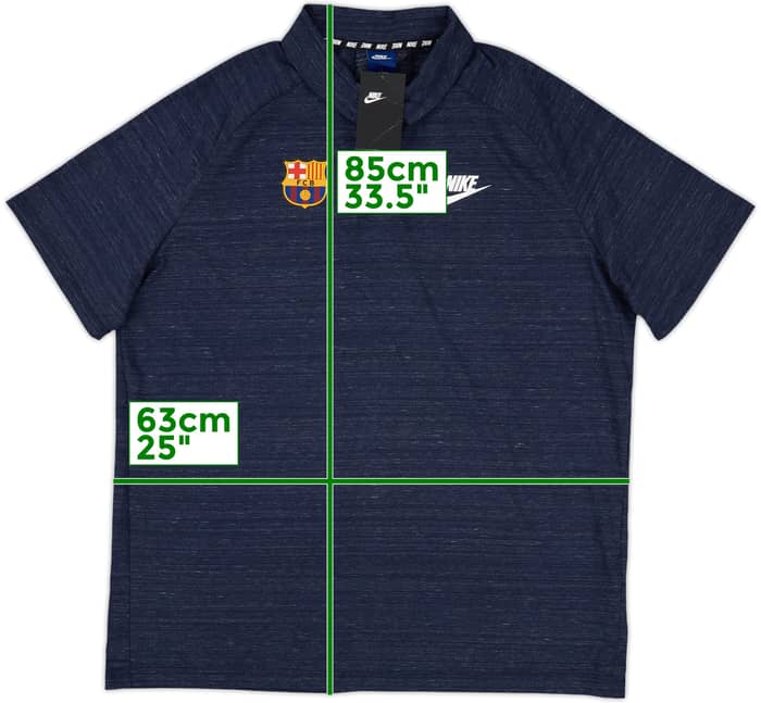 2018-19 Barcelona Nike Polo Shirt (XL)