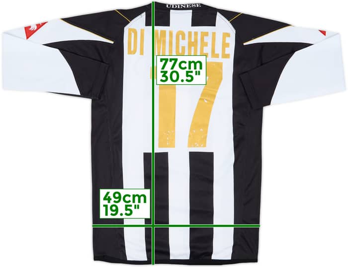 2004-05 Udinese Home L/S Shirt Di Michele #17 (L)