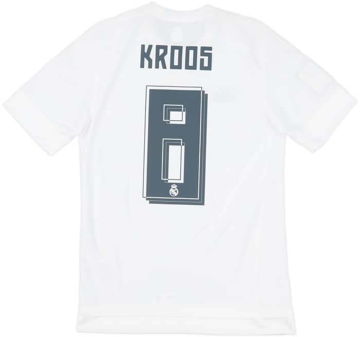 2015-16 Real Madrid Home Shirt Kroos #8 (S)