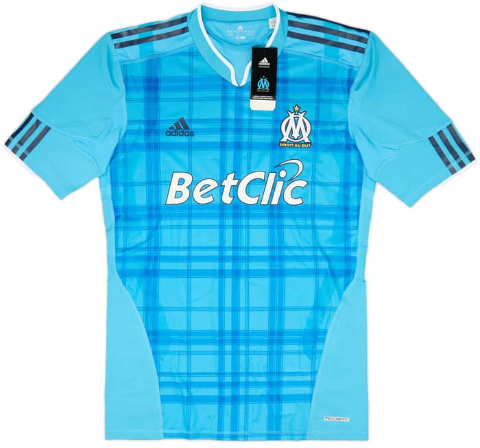 2010-11 Olympique Marseille Player Issue TechFit Away Shirt (XL)
