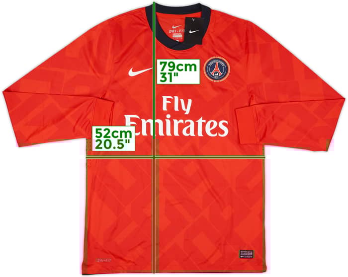 2010-12 Paris Saint-Germain '40 ANS' Player Issue Home/Third Shirt (L)