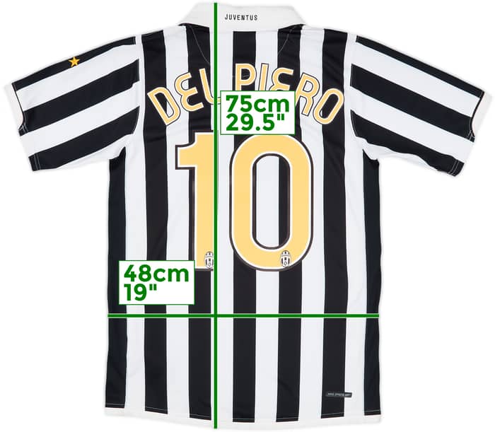 2006-07 Juventus Home Shirt Del Piero #10 (S)