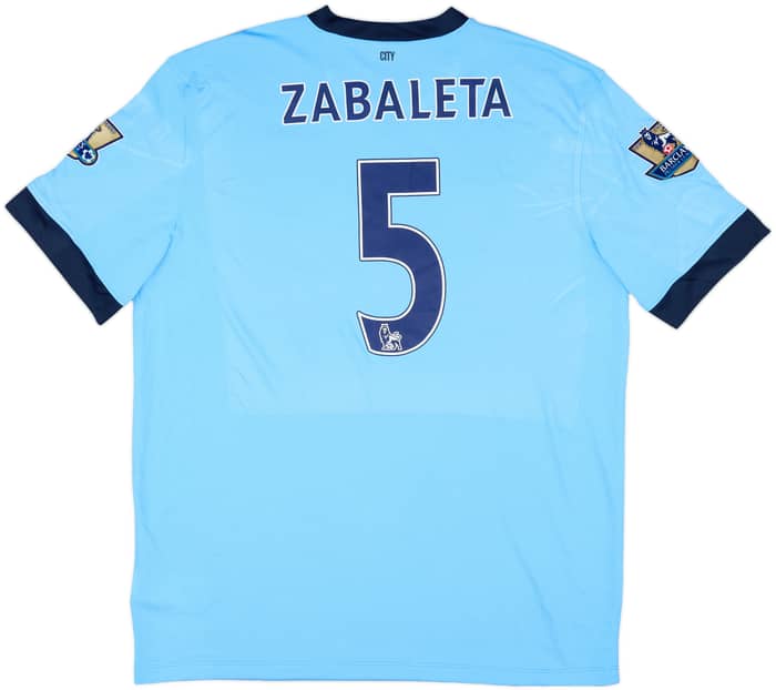 2014-15 Manchester City Home Shirt Zabaleta #5 - 8/10 - (XL)