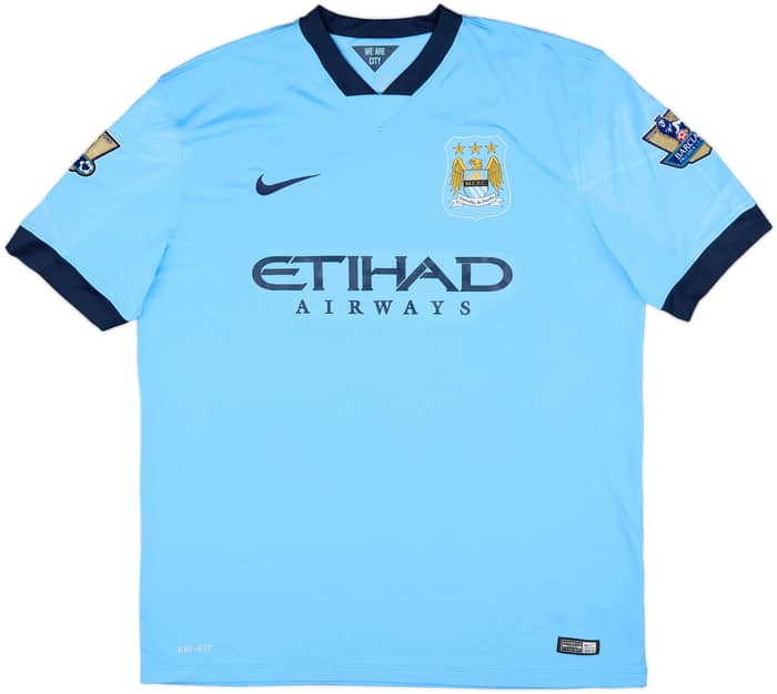 2014-15 Manchester City Home Shirt Zabaleta #5 - 8/10 - (XL)
