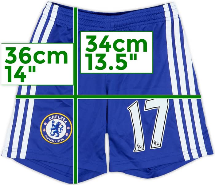 2014-15 Chelsea Home Shorts #17 - 8/10 - (7-8 Years)