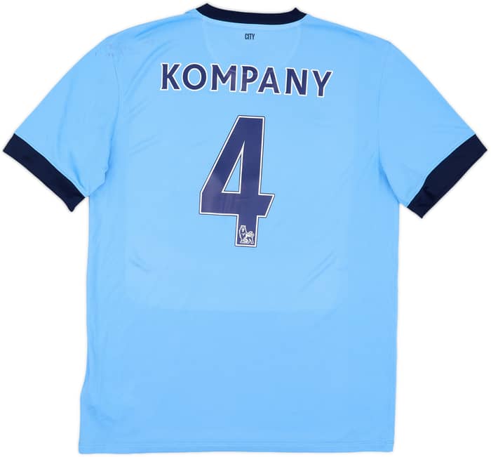 2014-15 Manchester City Home Shirt Kompany #4 - 7/10 - (L)