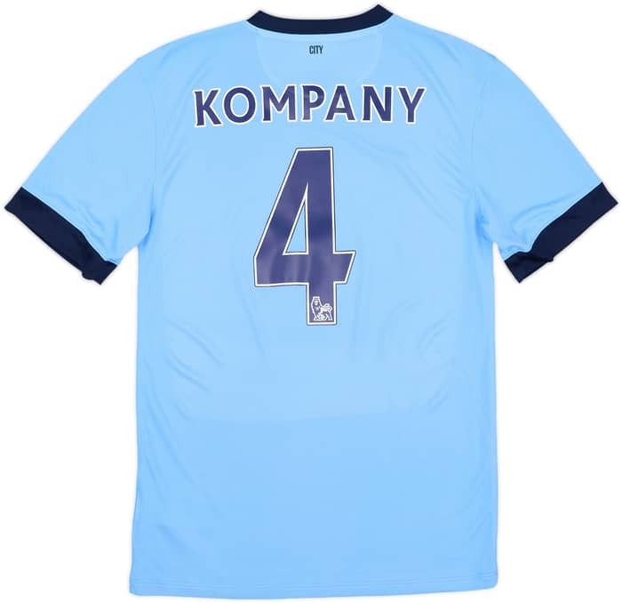 2014-15 Manchester City Home Shirt Kompany #4 - 7/10 - (S)