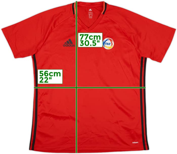 2016-17 Andorra adidas Training Shirt - 9/10 - (XL)