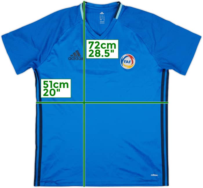 2016-17 Andorra adidas Training Shirt - 8/10 - (L)