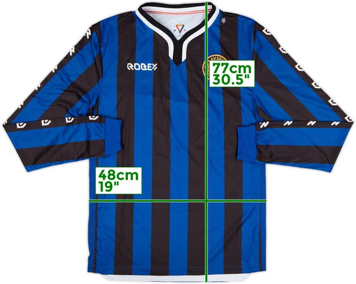 2014-15 RV & AV Sparta Away L/S Shirt - 9/10 - (L)