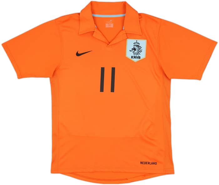 2006-08 Netherlands Home Shirt Robben #11 - 5/10 - (S)