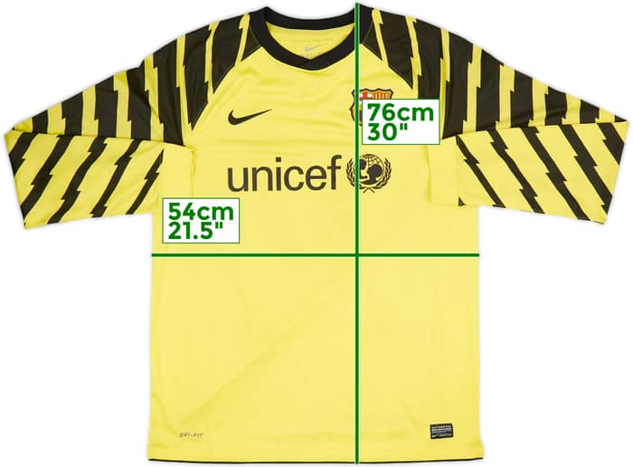 2010-11 Barcelona GK Shirt - 6/10 - (L)
