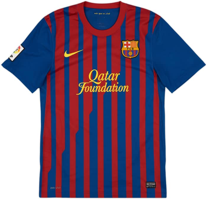 2011-12 Barcelona Home Shirt A.Iniesta #8 - 8/10 - (S)