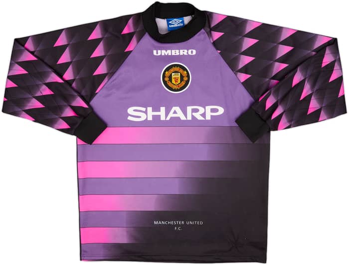 1996-97 Manchester United GK Shirt Schmeichel #1 - 9/10 - (L)