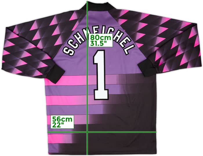 1996-97 Manchester United GK Shirt Schmeichel #1 - 9/10 - (L)