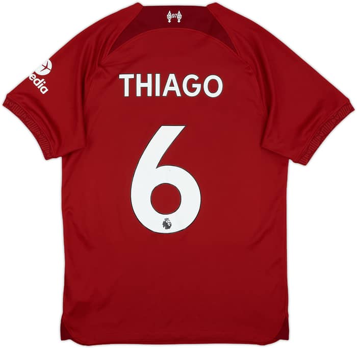 2022-23 Liverpool Home Shirt Thiago #6 - 7/10 - (S)