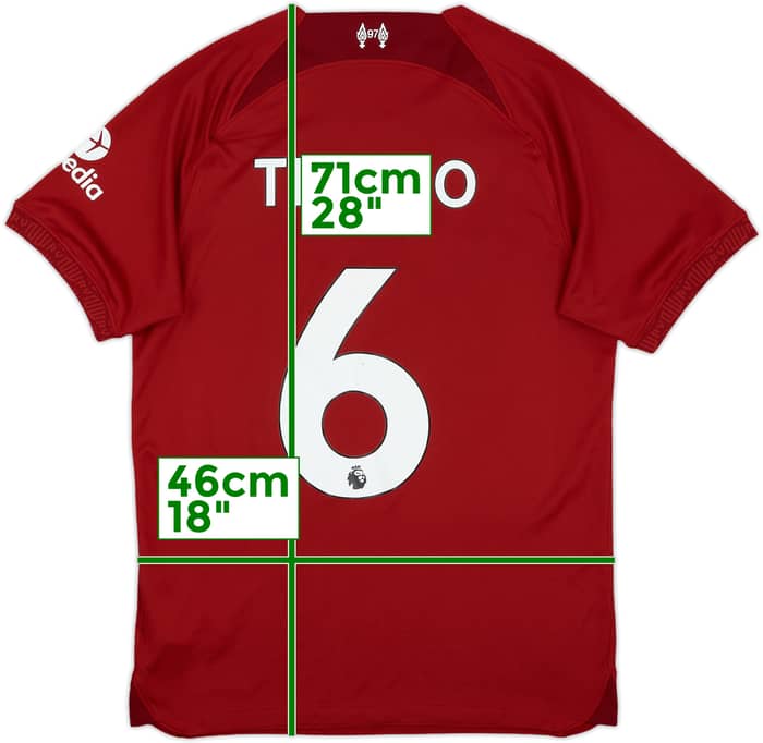 2022-23 Liverpool Home Shirt Thiago #6 - 7/10 - (S)