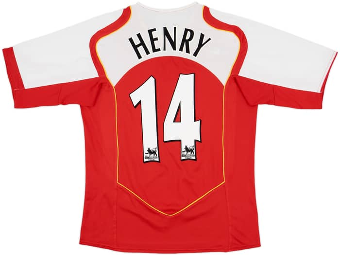 2004-05 Arsenal Home Shirt Henry #14 - 8/10 - (L)