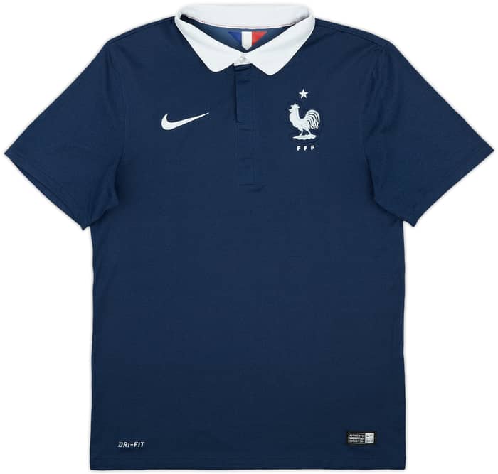 2014-15 France Home Shirt - 8/10 - (S)