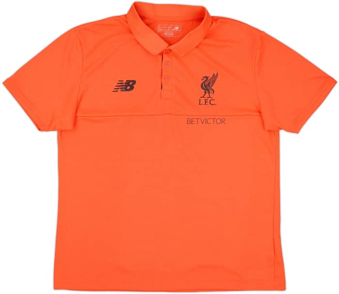 2018-19 Liverpool New Balance Polo Shirt - 7/10 - (L)
