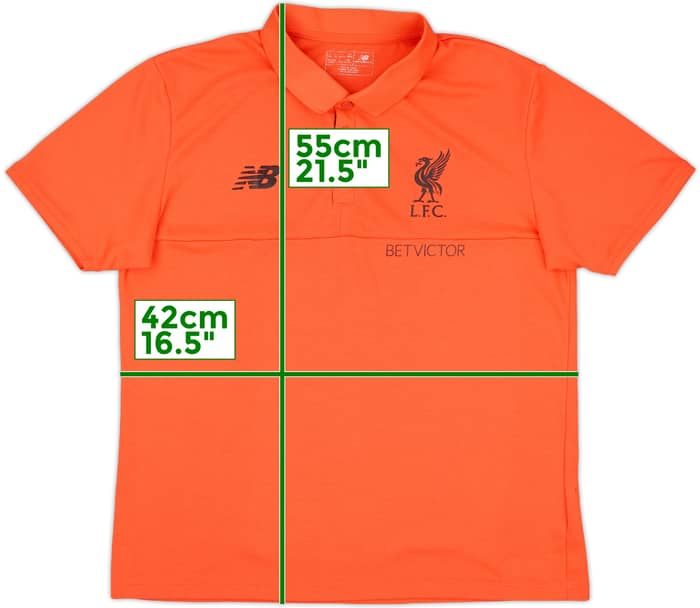 2018-19 Liverpool New Balance Polo Shirt - 7/10 - (L)