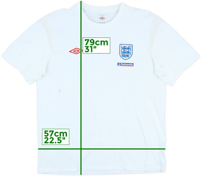 2010-11 England Umbro Training Tee - 5/10 - (XXL)