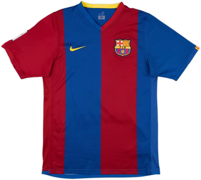 【代引き不可】 Messi Shirt Home Barcelona 2006-07 #19 (S) - 8/10 - ウェア