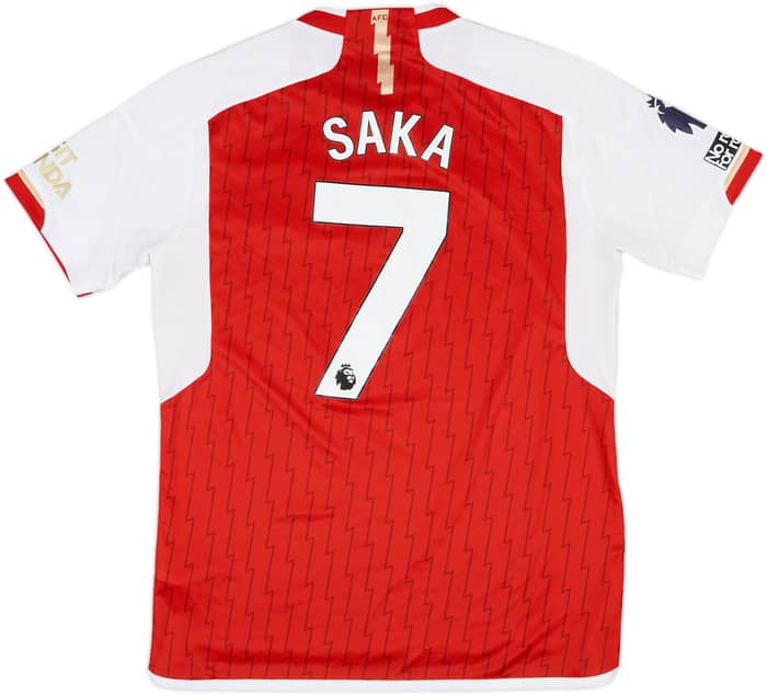 2023-24 Arsenal Home Shirt Saka #7 - 8/10 - (L) 2023-24 Arsenal Home Shirt Saka #7 - 8/10 - (L)