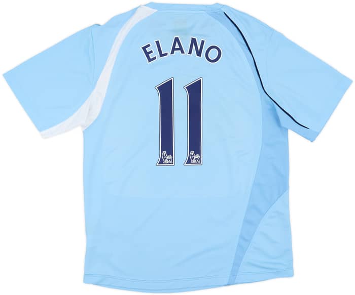 2008-09 Manchester City Home Shirt Elano #11 - 6/10 - (L)