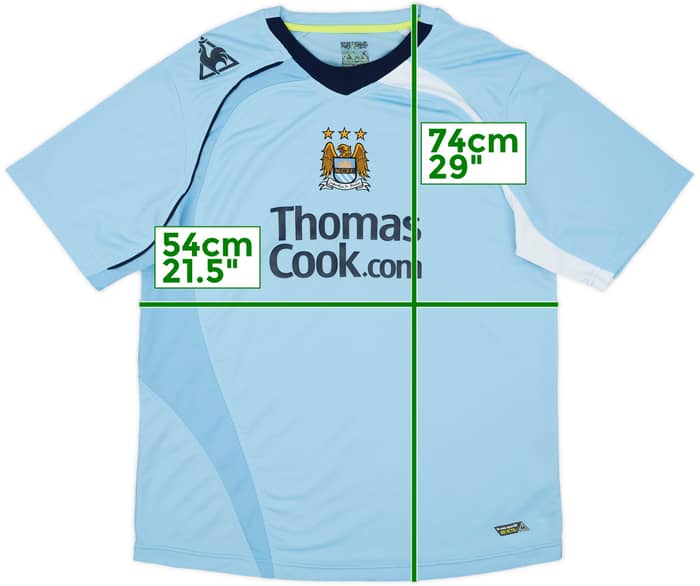 2008-09 Manchester City Home Shirt Elano #11 - 6/10 - (L)
