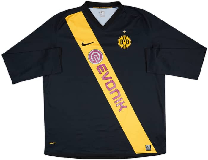 2008-09 Borussia Dortmund Away L/S Shirt - 6/10 - (XXL)
