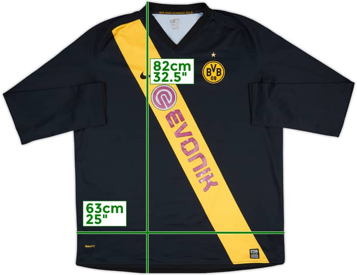 2008-09 Borussia Dortmund Away L/S Shirt - 6/10 - (XXL)