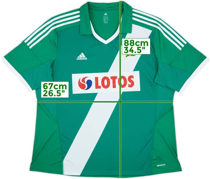 2013-14 Lechia Gdansk Away Shirt - 8/10 - (3XL)