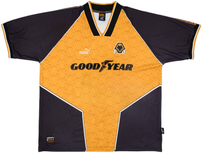 1996-98 Wolves Home Shirt - 7/10 - (XXL)