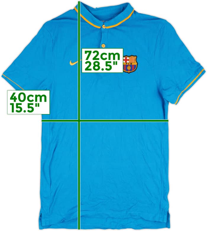 2015-16 Barcelona Nike Polo Shirt - 8/10 - (S)