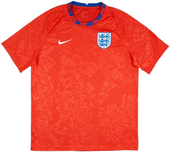 2020-21 England Nike Training Shirt - 8/10 - (XL)