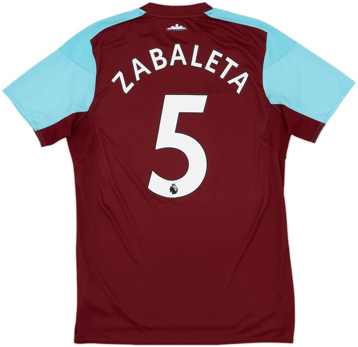 2017-18 West Ham Home Shirt Zabaleta #5 - 7/10 - (L)