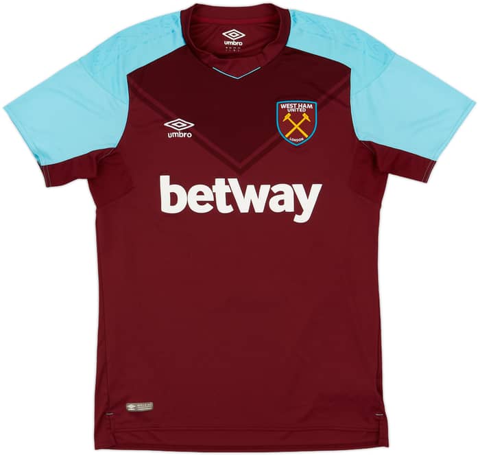 2017-18 West Ham Home Shirt Zabaleta #5 - 7/10 - (L)