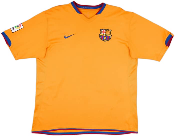 2006-08 Barcelona Away Shirt Ronaldinho #10 - 6/10 - (XL)