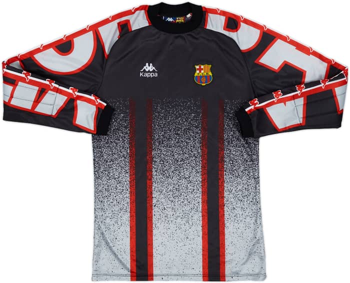 1996-97 Barcelona Basic GK Shirt Vitor Baia #1 - 8/10 - (S)