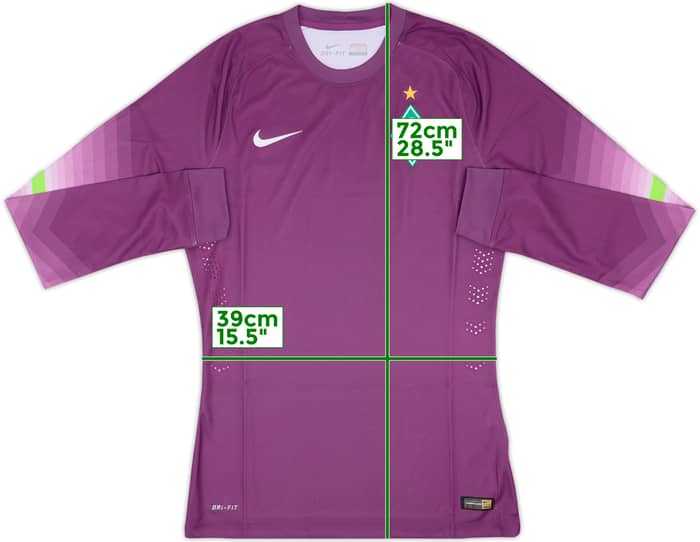 2014-15 Werder Bremen Authentic GK Shirt - 10/10 - (M)
