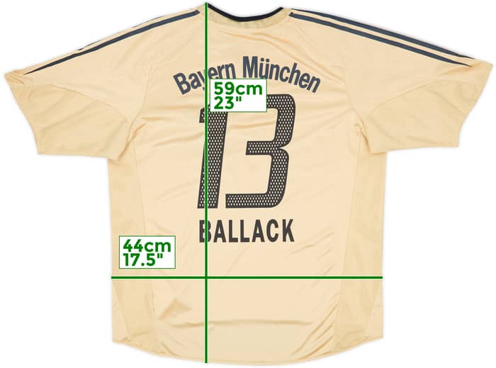 2004-05 Bayern Munich Away Shirt Ballack #13 - 8/10 - (XL)