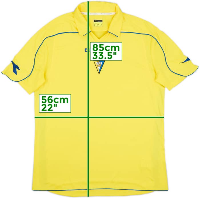 2008-09 Cadiz Home Shirt - 8/10 - (XL)