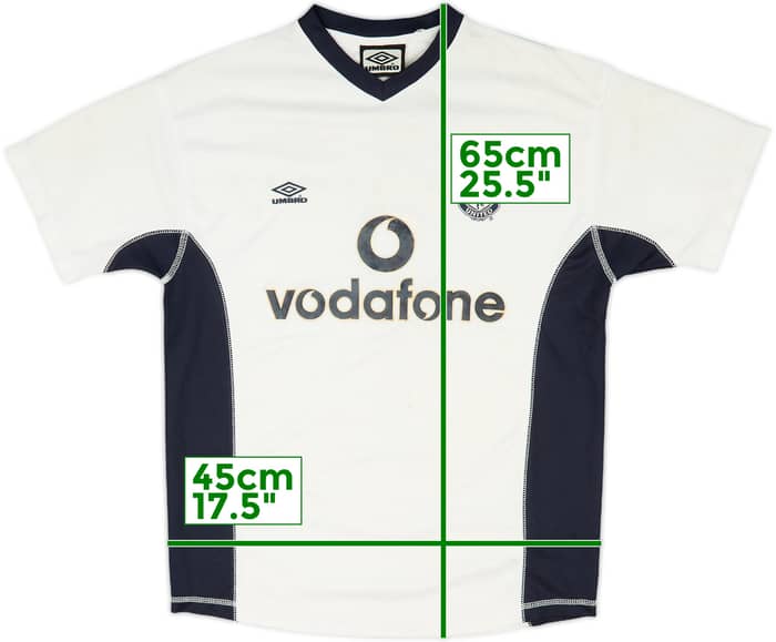 2000-01 Manchester United Away Shirt - 4/10 - (M)