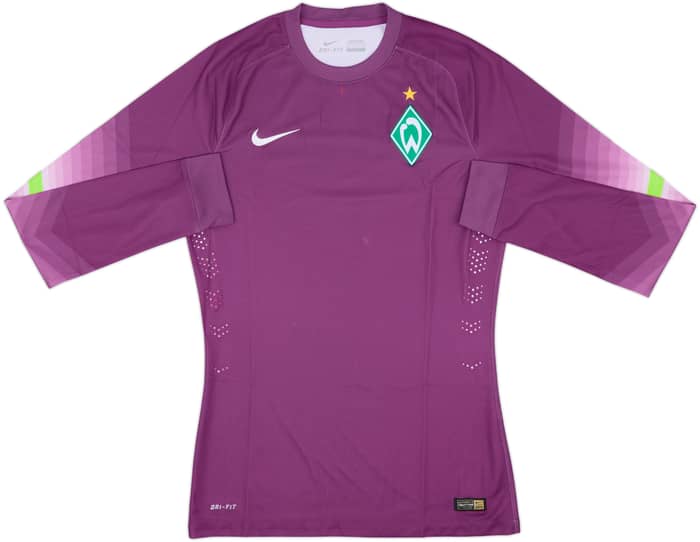 2014-15 Werder Bremen Authentic GK Shirt - 7/10 - (M)