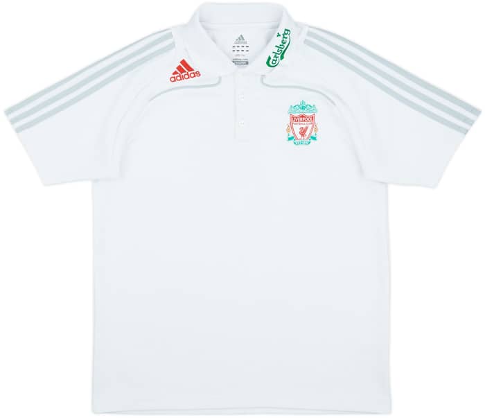 2008-09 Liverpool adidas Polo Shirt - 8/10 - (L)