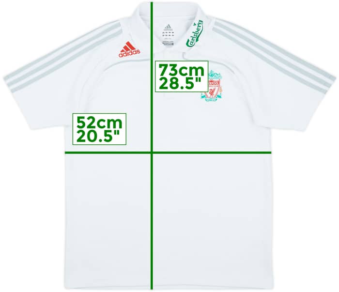 2008-09 Liverpool adidas Polo Shirt - 8/10 - (L)