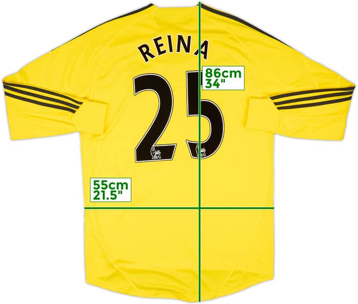 2009-10 Liverpool GK Shirt Reina #25 - 7/10 - (L)