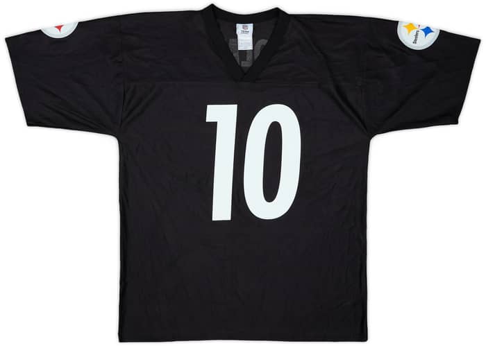 2008-09 Pittsburgh Steelers Holmes #10 NFL Replica Home Jersey - 9/10 - (L)
