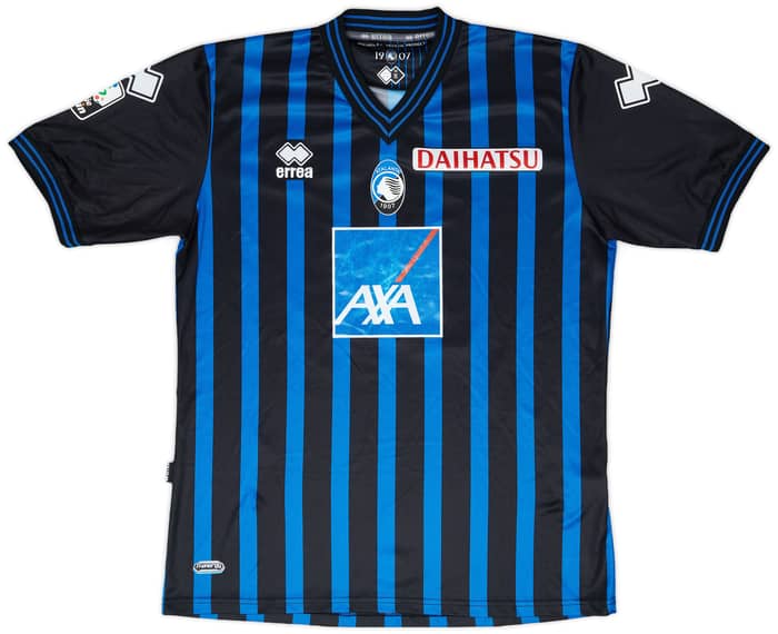 2010-11 Atalanta Match Issue Home Shirt Peluso #13